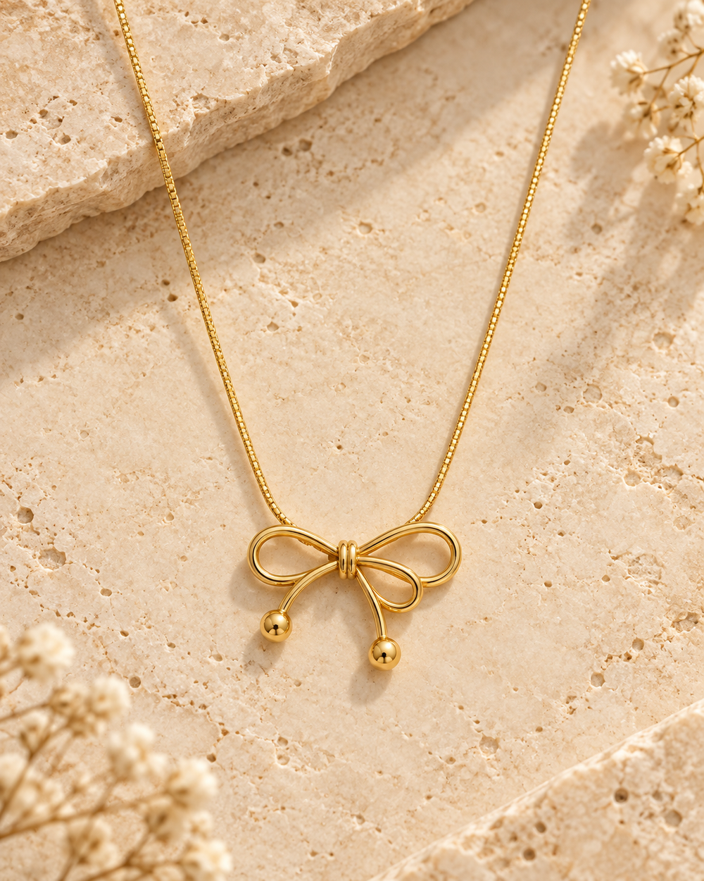 Collier Noeud Femme — Gold — Estevan & Co.