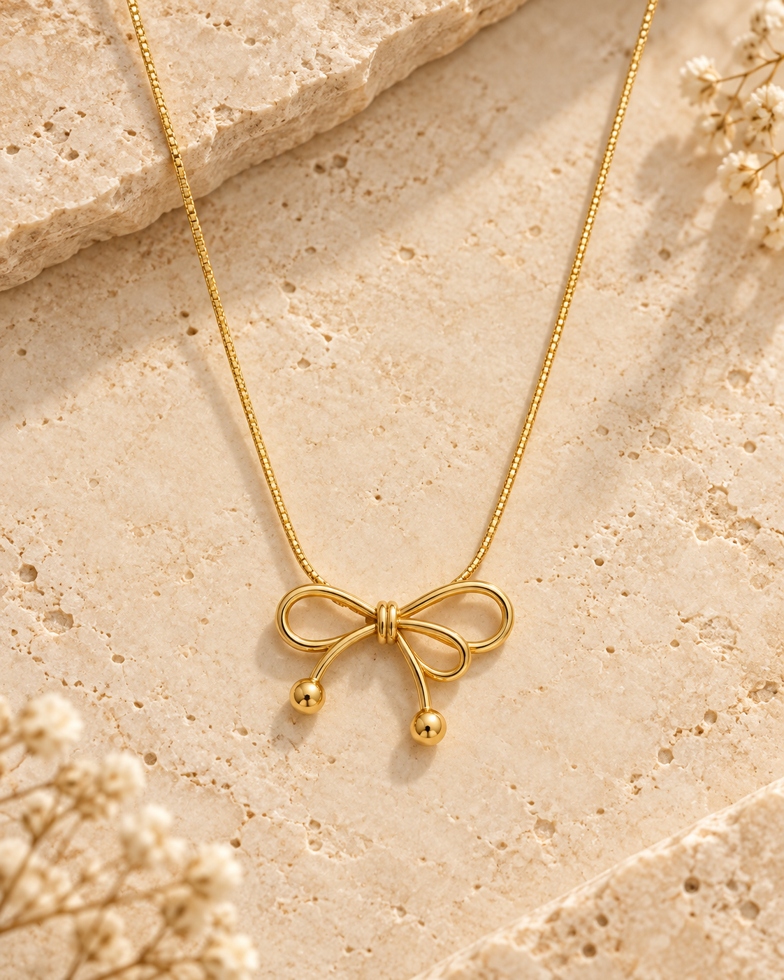 Collier Noeud Femme — Gold — Estevan & Co.