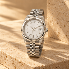 Montre Classique Homme — Cadran Blanc