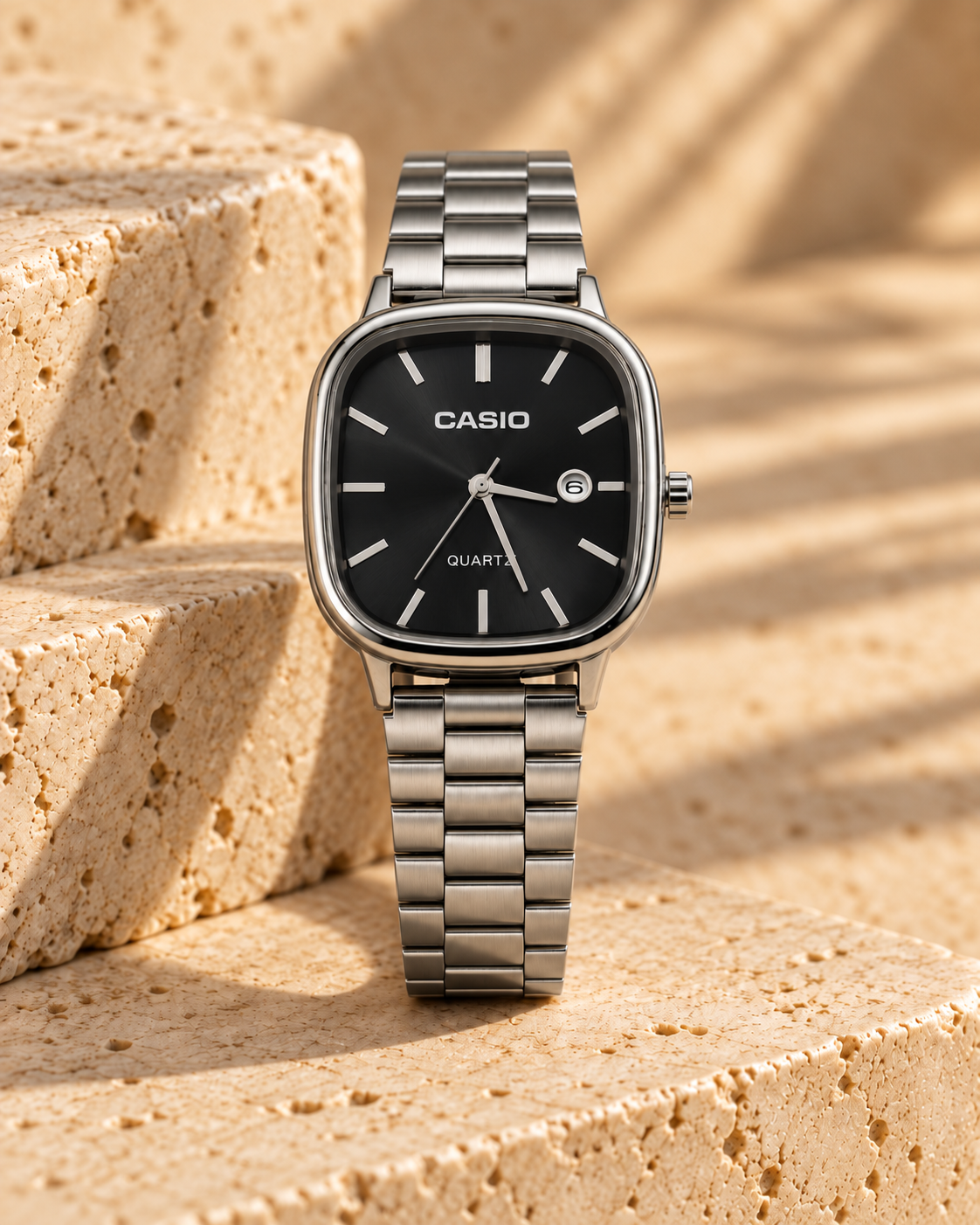 Montre Homme — Gris / Cadran Noir