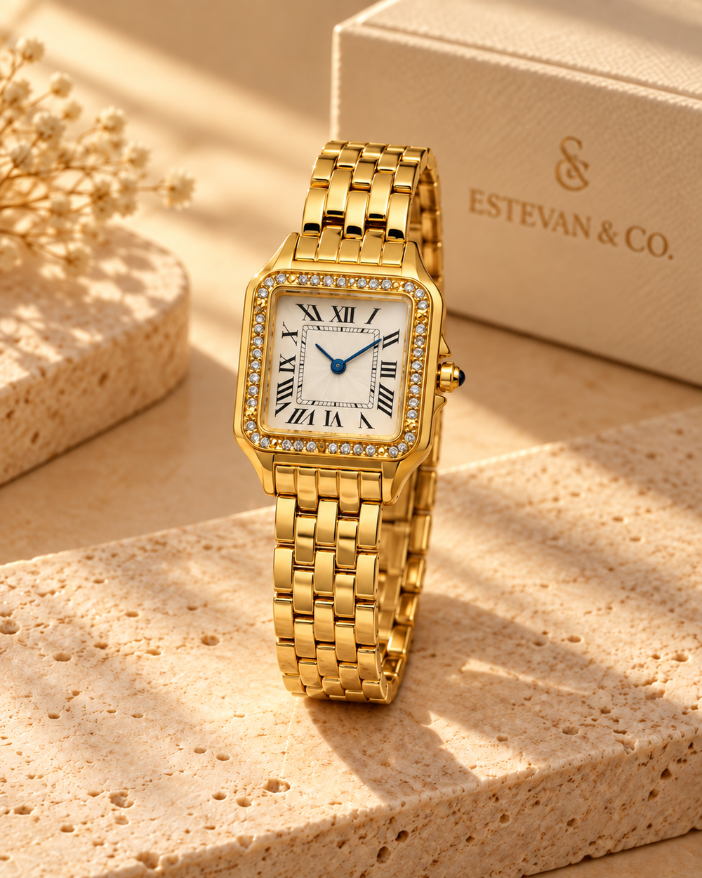 Montre Panthère Femme — Gold — Estevan & Co.