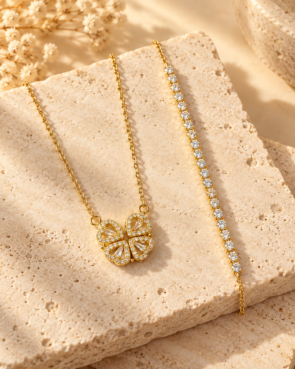 Parure Papillon Femme — Gold — Estevan & Co.